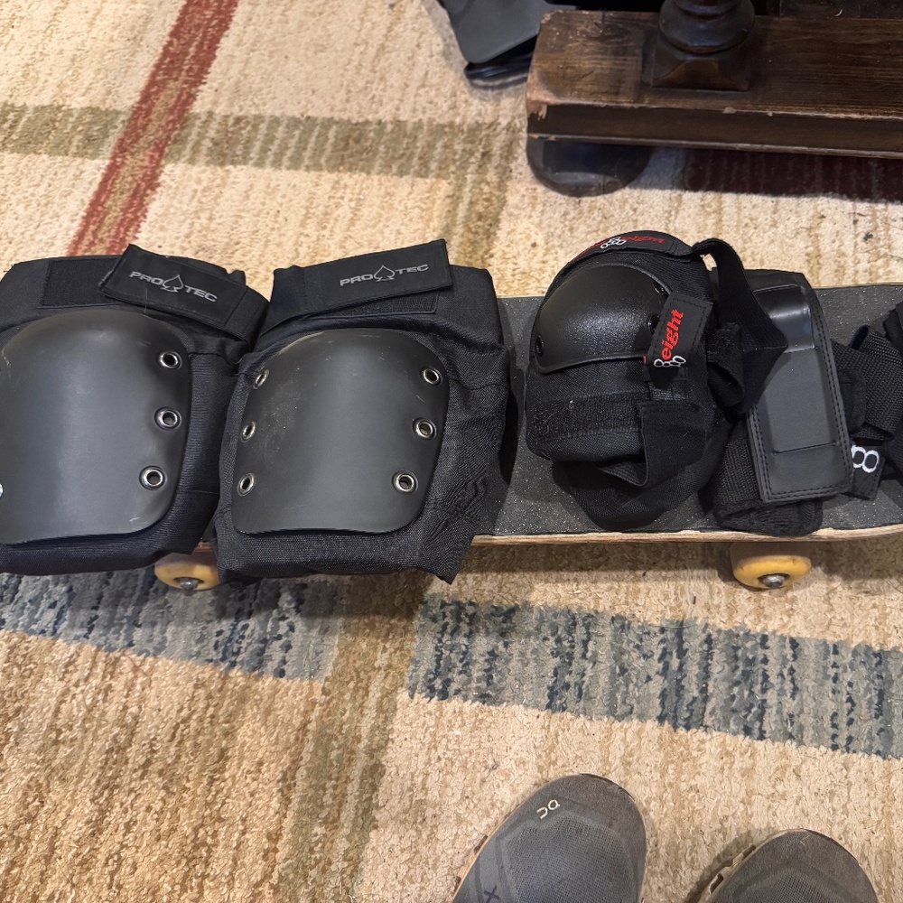 High end skateboard setup